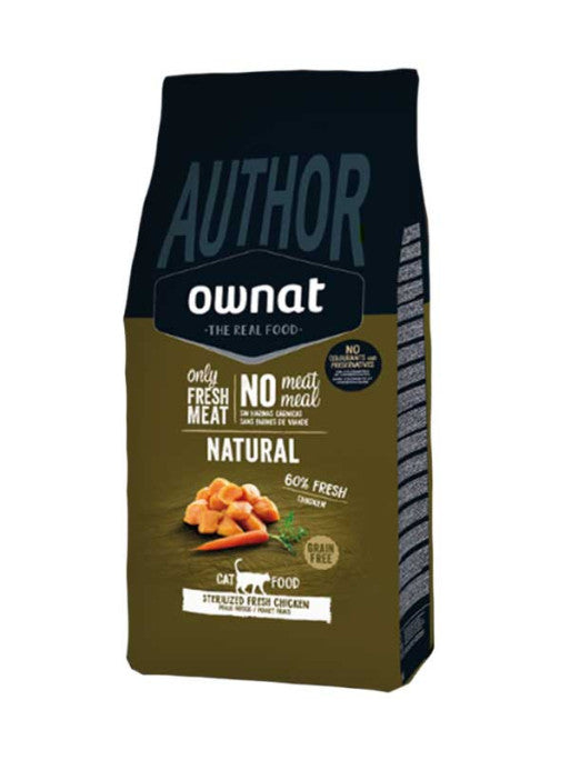 Ownat Author Sterilized Fresh Poulet croquettes pour chat