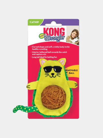 Jouet Kong Chat Wrangler Avocato