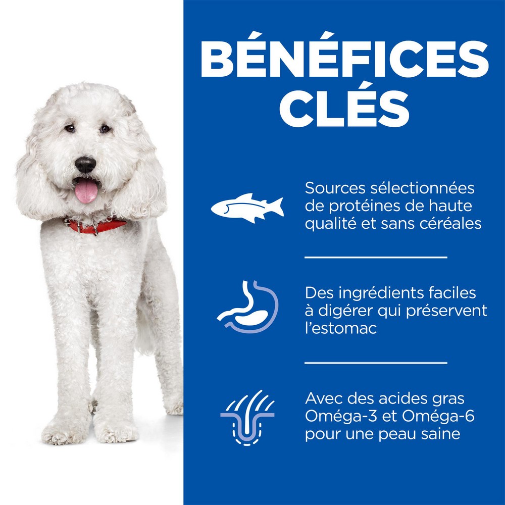 HILL’S Science Plan Hypoallergenic Medium Adult au saumon – Croquettes pour chien