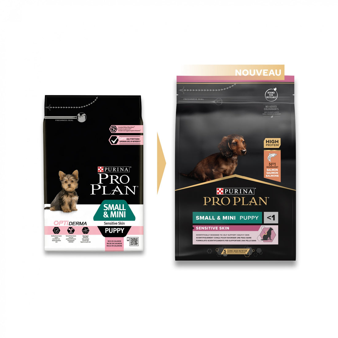 PRO PLAN Sensitive Skin Small &amp; Mini Puppy au Saumon - Croquettes pour chien