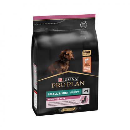 PRO PLAN Sensitive Skin Small &amp; Mini Puppy au Saumon - Croquettes pour chien
