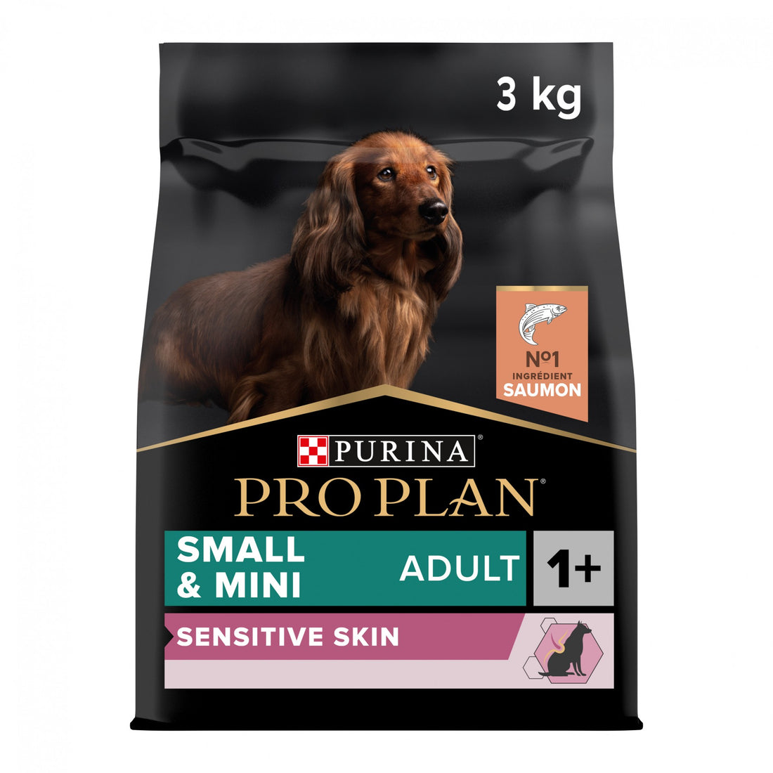 PRO PLAN Sensitive Skin Small &amp; Mini Adult au Saumon - Croquettes pour chien