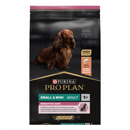 PRO PLAN Sensitive Skin Small &amp; Mini Adult au Saumon - Croquettes pour chien
