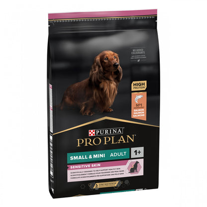 PRO PLAN Sensitive Skin Small &amp; Mini Adult au Saumon - Croquettes pour chien