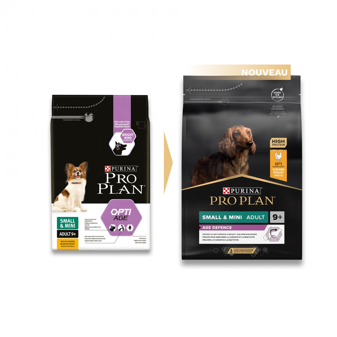 PRO PLAN Age Defence Small &amp; Mini Adult au Poulet - Croquettes pour chien