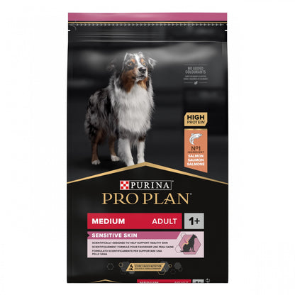 PRO PLAN Sensitive Skin Medium Adult au Saumon - Croquettes pour chien