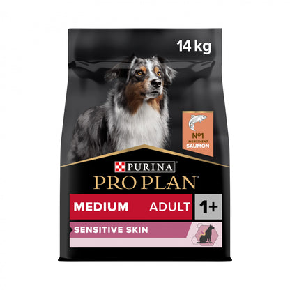 PRO PLAN Sensitive Skin Medium Adult au Saumon - Croquettes pour chien