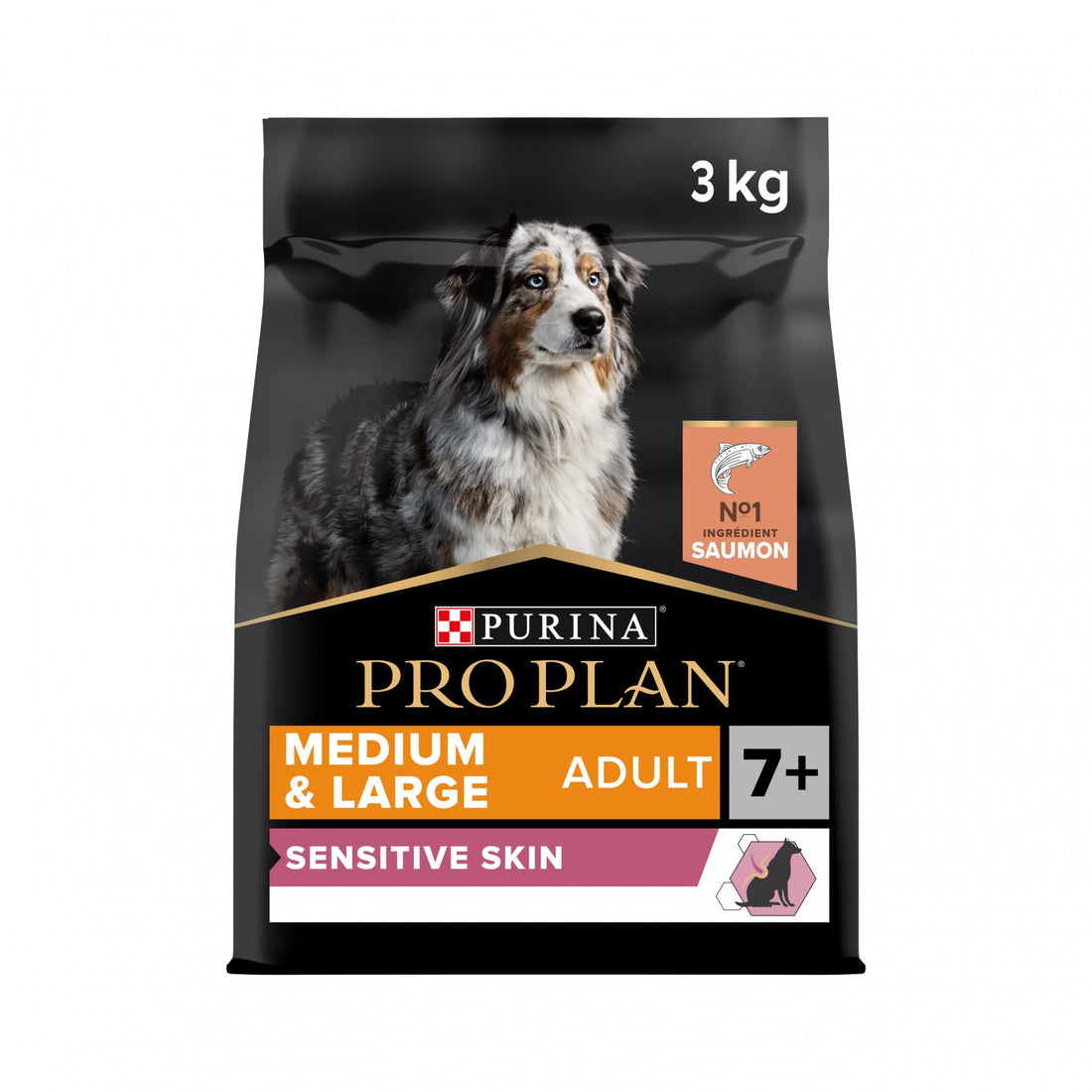 PRO PLAN Sensitive Skin Medium &amp; Large Adult au Saumon - Croquettes pour chien
