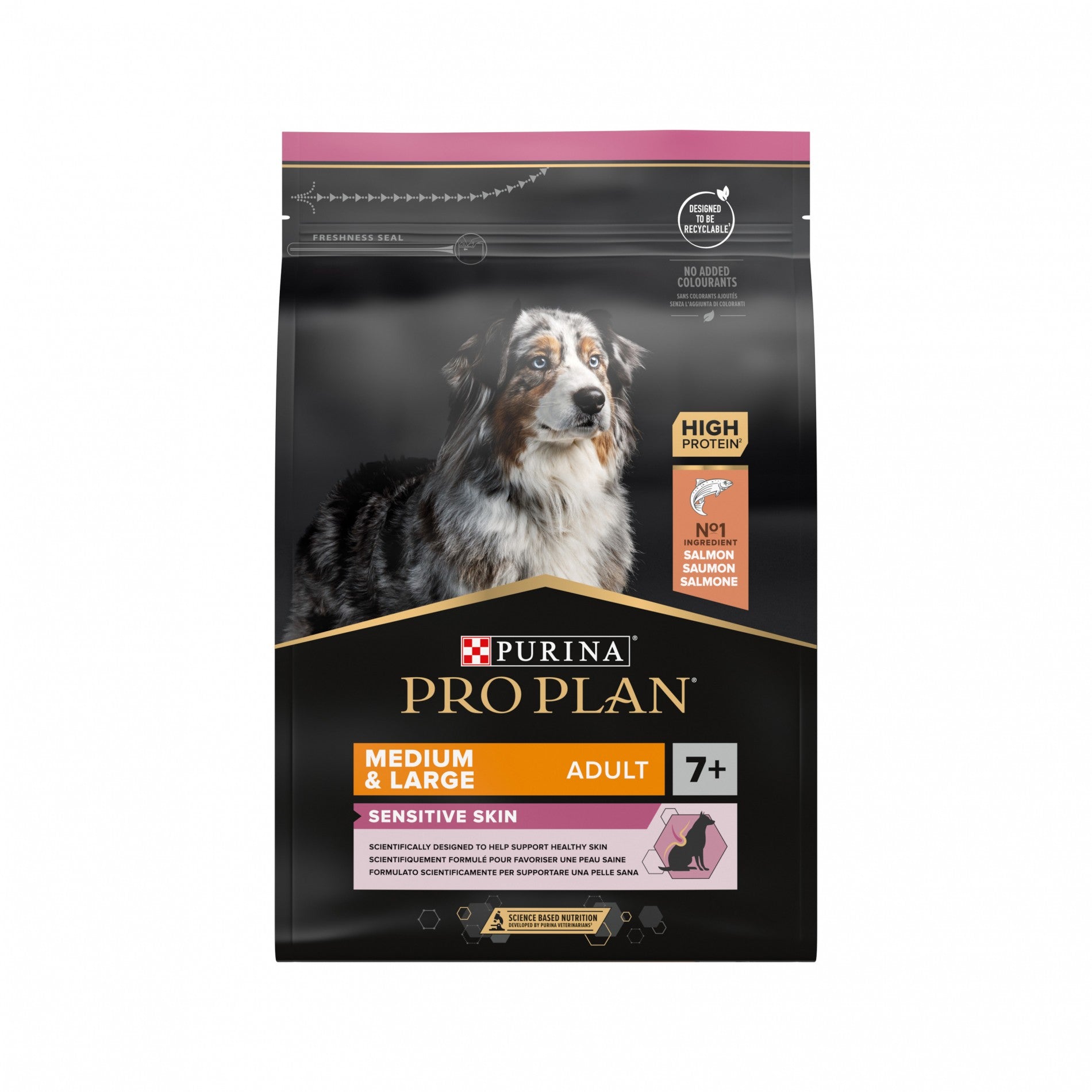 PRO PLAN Sensitive Skin Medium & Large Adult au Saumon - Croquettes pour chien