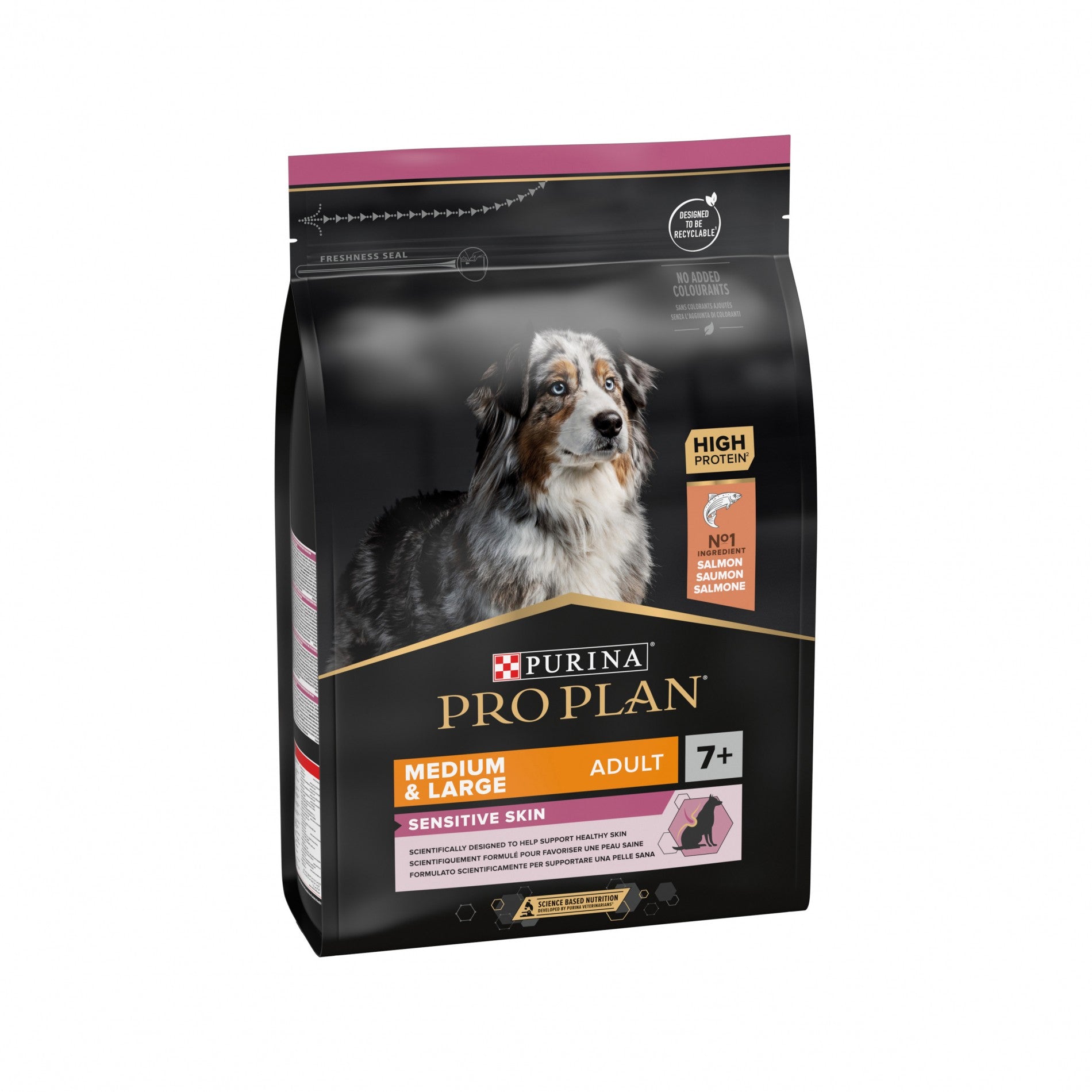 PRO PLAN Sensitive Skin Medium & Large Adult au Saumon - Croquettes pour chien