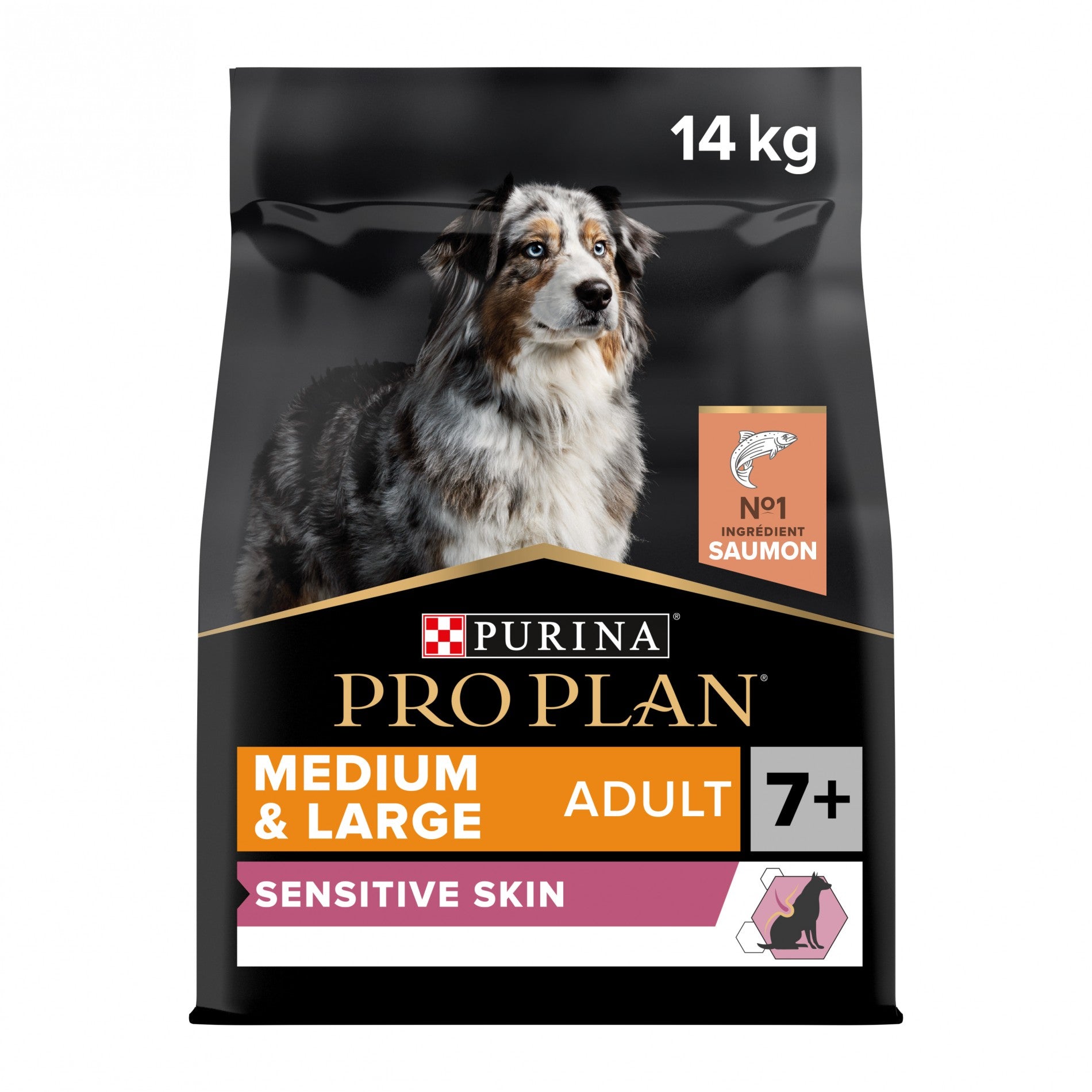PRO PLAN Sensitive Skin Medium &amp; Large Adult au Saumon - Croquettes pour chien