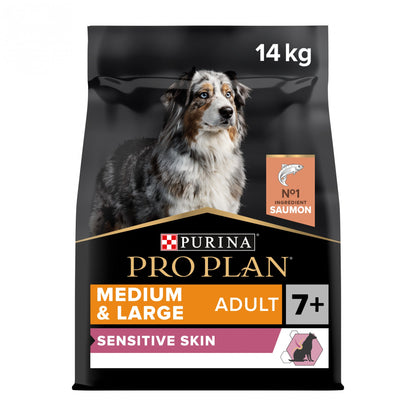 PRO PLAN Sensitive Skin Medium &amp; Large Adult au Saumon - Croquettes pour chien