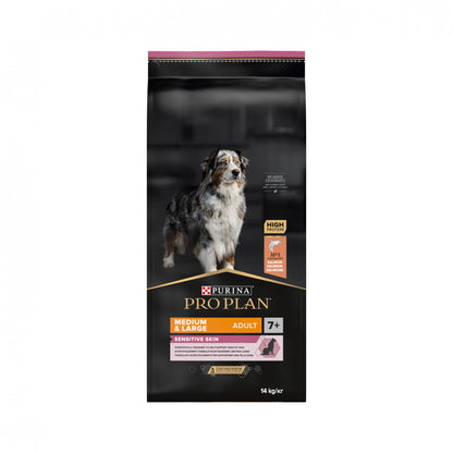 PRO PLAN Sensitive Skin Medium &amp; Large Adult au Saumon - Croquettes pour chien