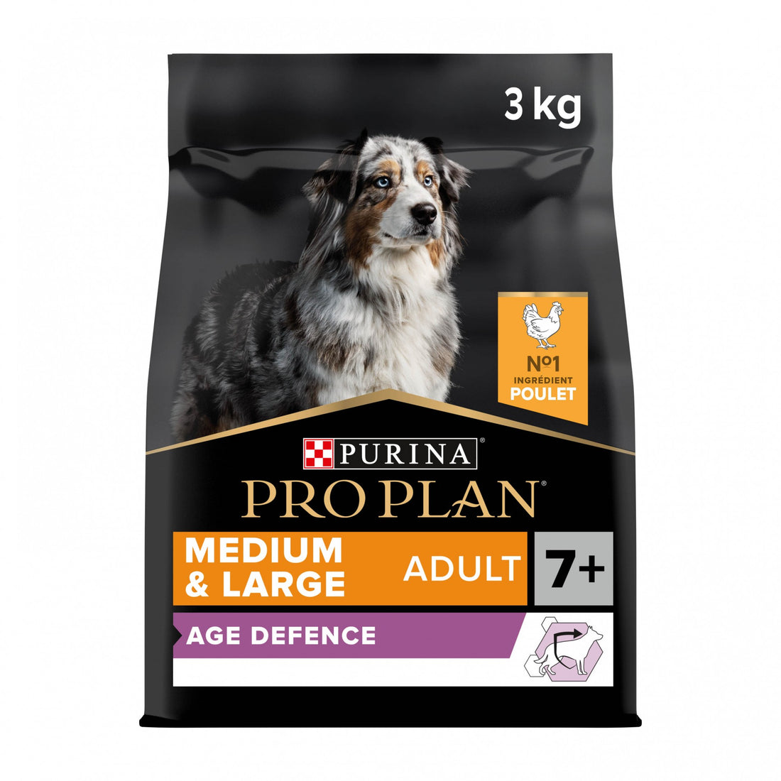 PRO PLAN Age Defence Medium &amp; Large Adult au Poulet - Croquettes pour chien