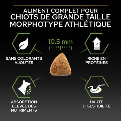 PRO PLAN Healthy Start Large Athletic Puppy au Poulet - Croquettes pour chien