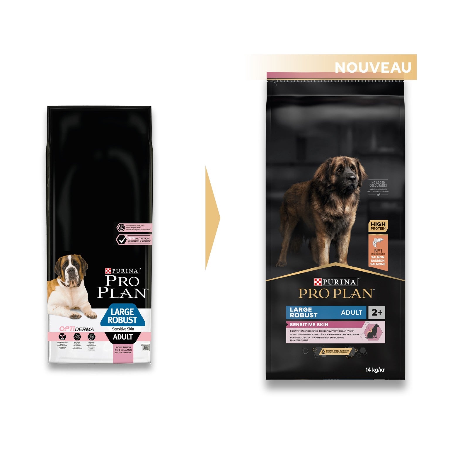 PRO PLAN Sensitive Skin Large Robust Adult au Saumon - Croquettes pour chien