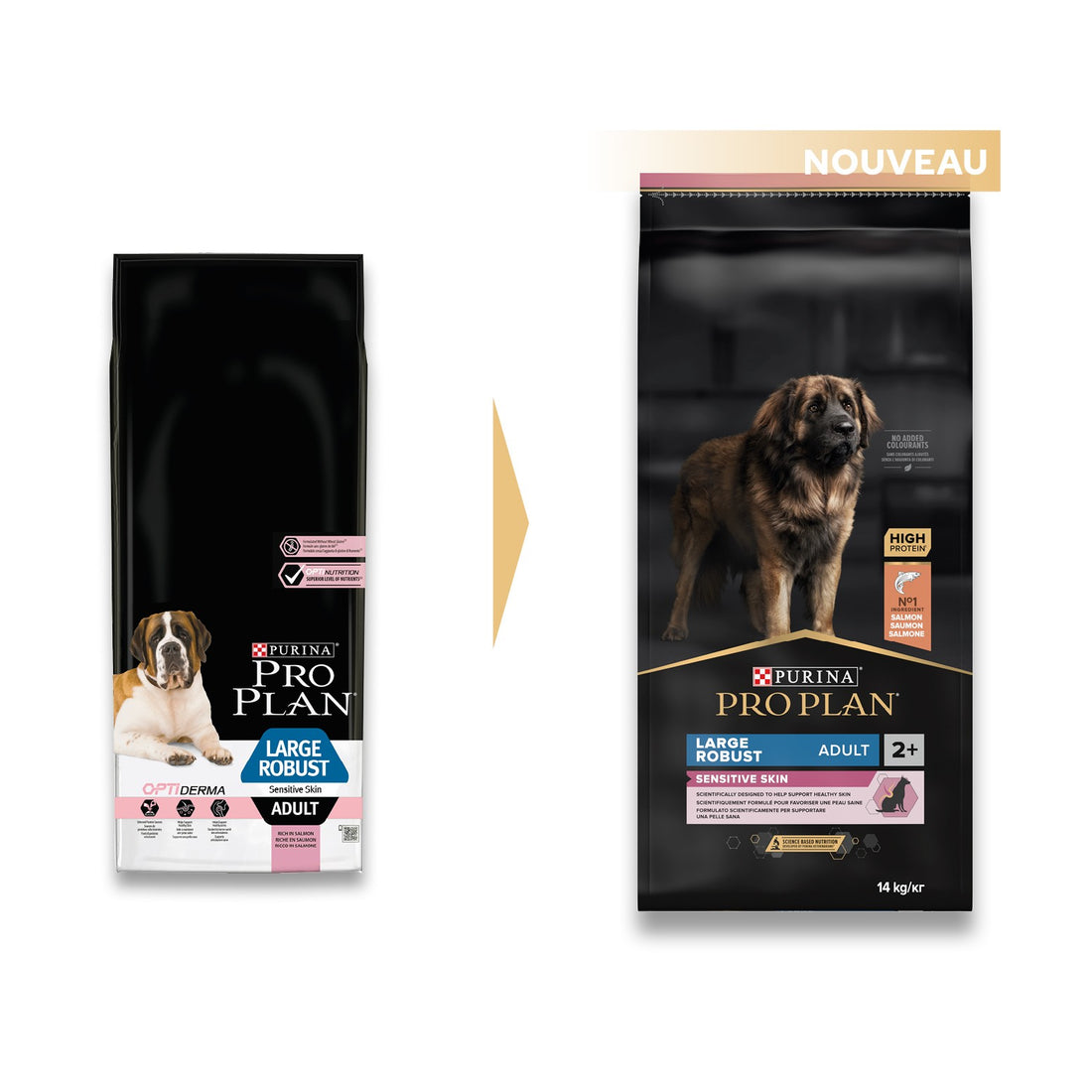 PRO PLAN Sensitive Skin Large Robust Adult au Saumon - Croquettes pour chien