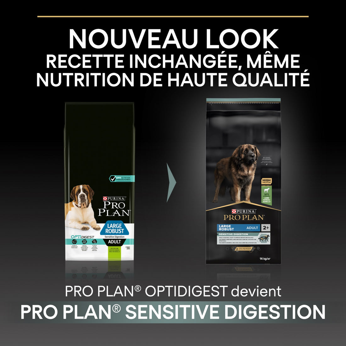PRO PLAN Sensitive Digestion Large Robust Adult à la Agneau - Croquettes pour chien