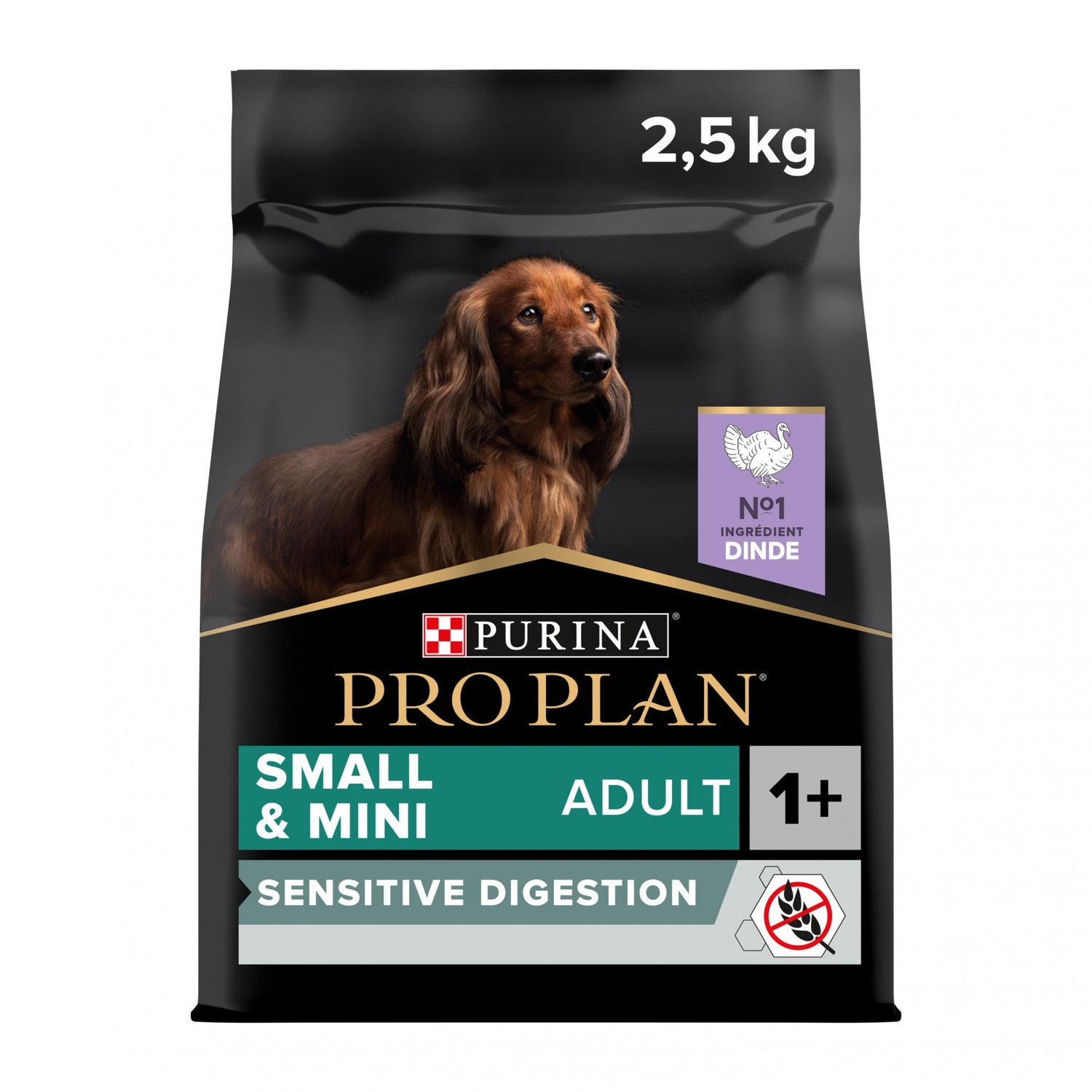 PRO PLAN Sensitive Digestion No Grain Small &amp; Mini Adult à la Dinde - Croquettes pour chien