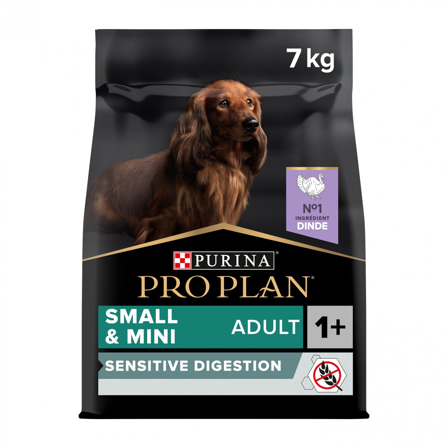 PRO PLAN Sensitive Digestion No Grain Small &amp; Mini Adult à la Dinde - Croquettes pour chien