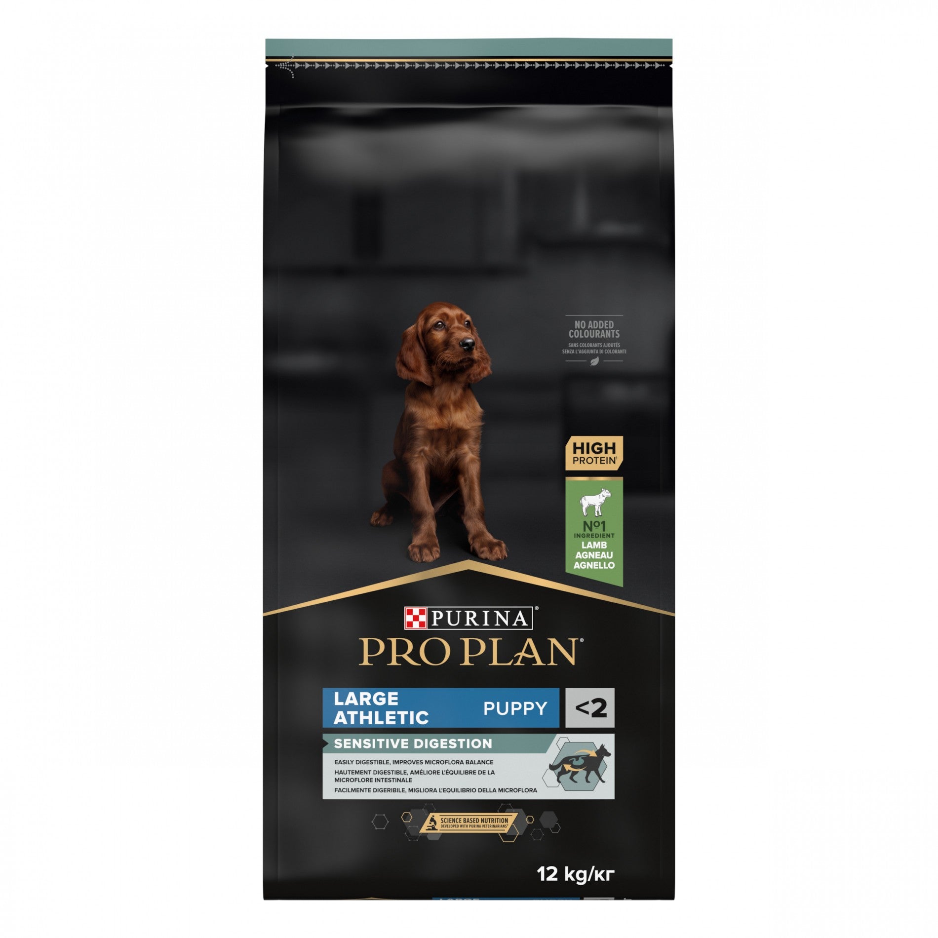 PRO PLAN Sensitive Digestion Large Athletic Puppy à la Agneau- Croquettes pour chien