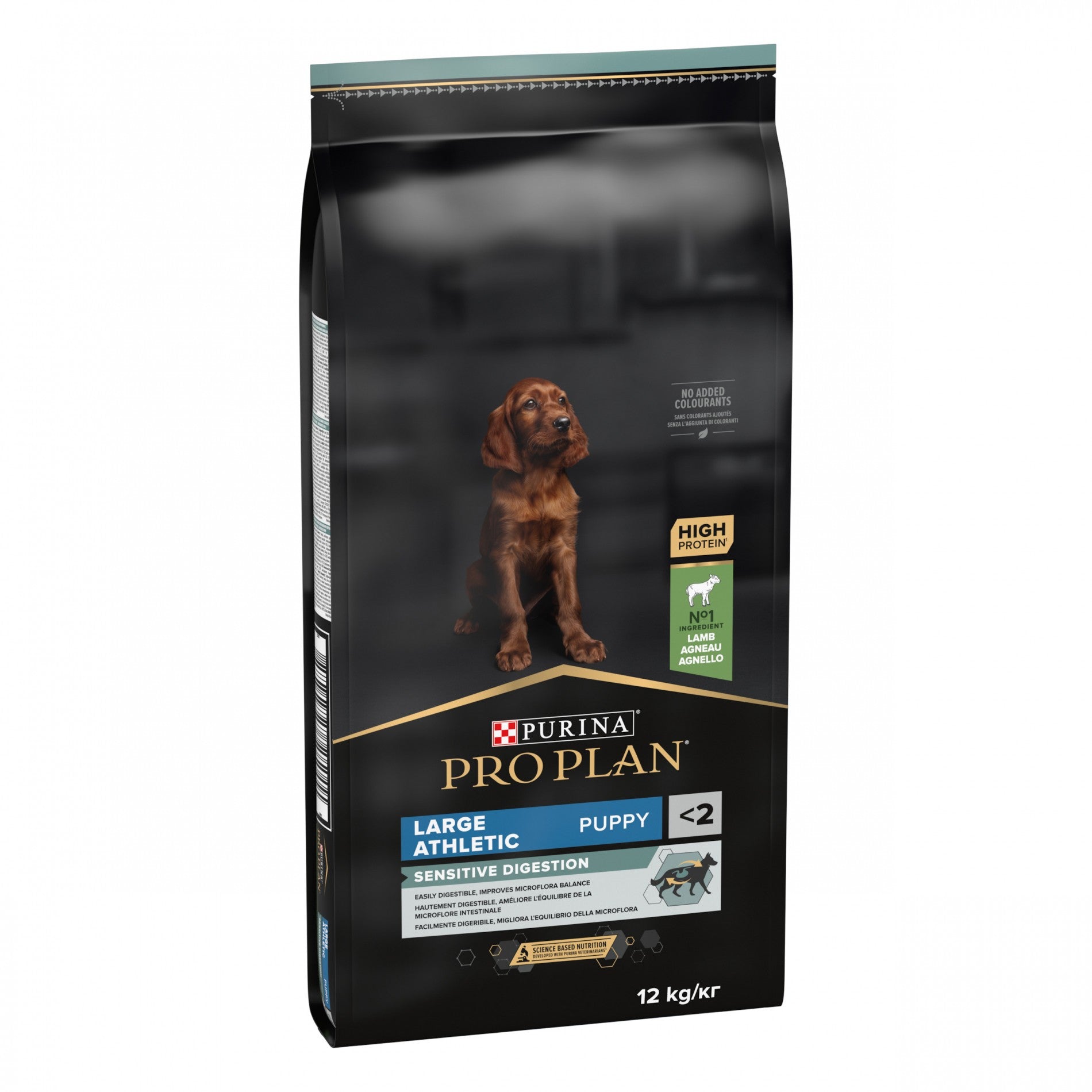 PRO PLAN Sensitive Digestion Large Athletic Puppy à la Agneau- Croquettes pour chien