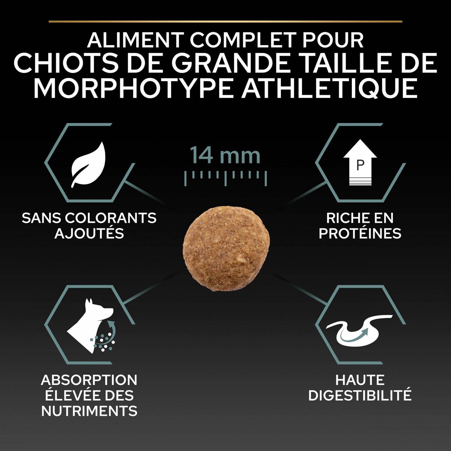 PRO PLAN Sensitive Digestion Large Athletic Puppy à la Agneau- Croquettes pour chien