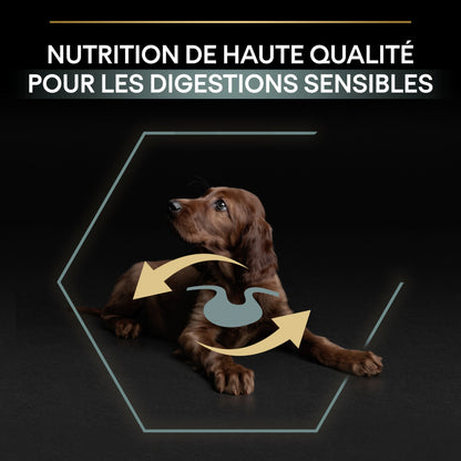 PRO PLAN Sensitive Digestion Large Athletic Puppy à la Agneau- Croquettes pour chien