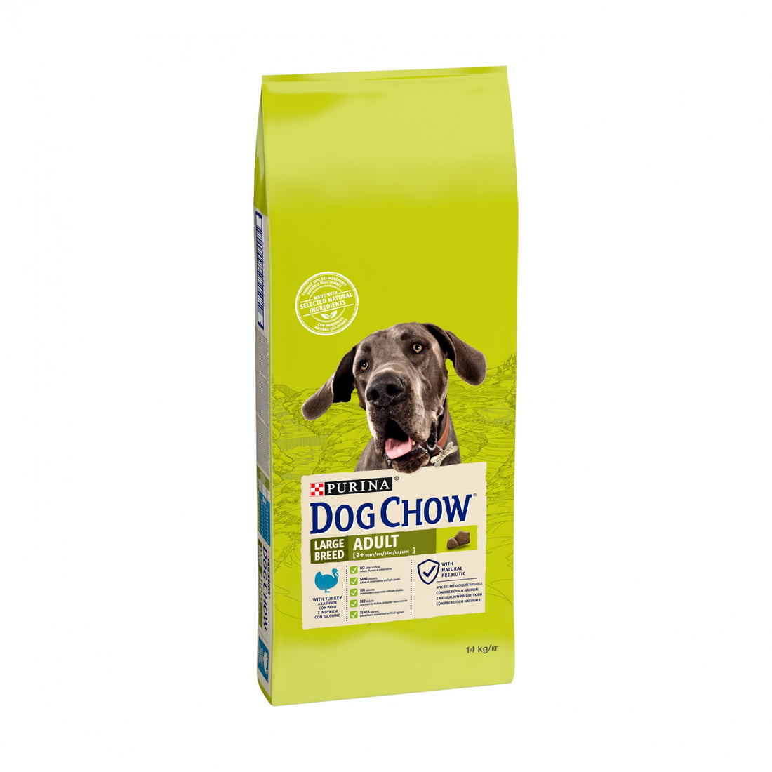 PURINA DOG CHOW Large Breed Adult à la Dinde - Croquettes pour chien