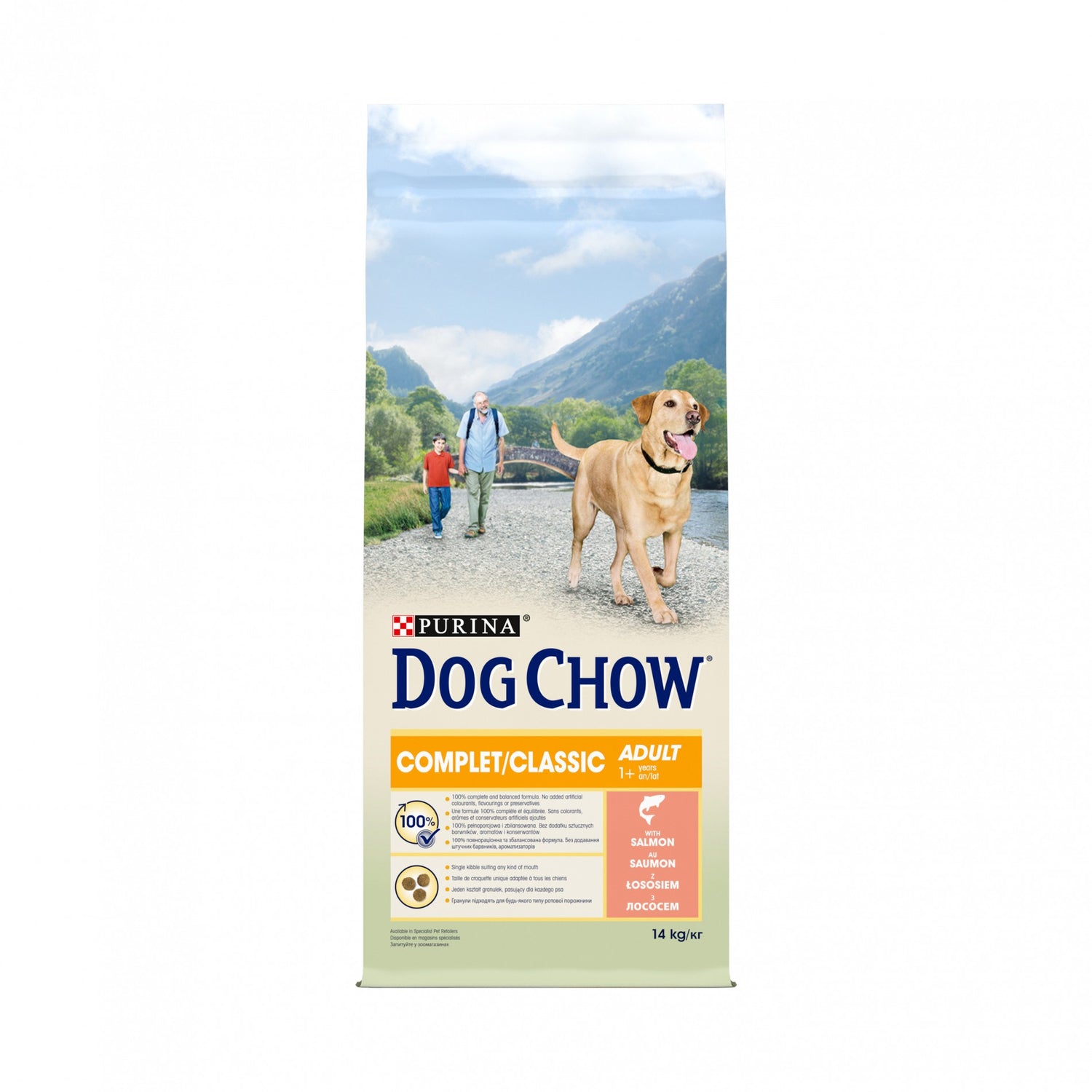 PURINA DOG CHOW Complet Adult au Saumon - Croquette pour chien