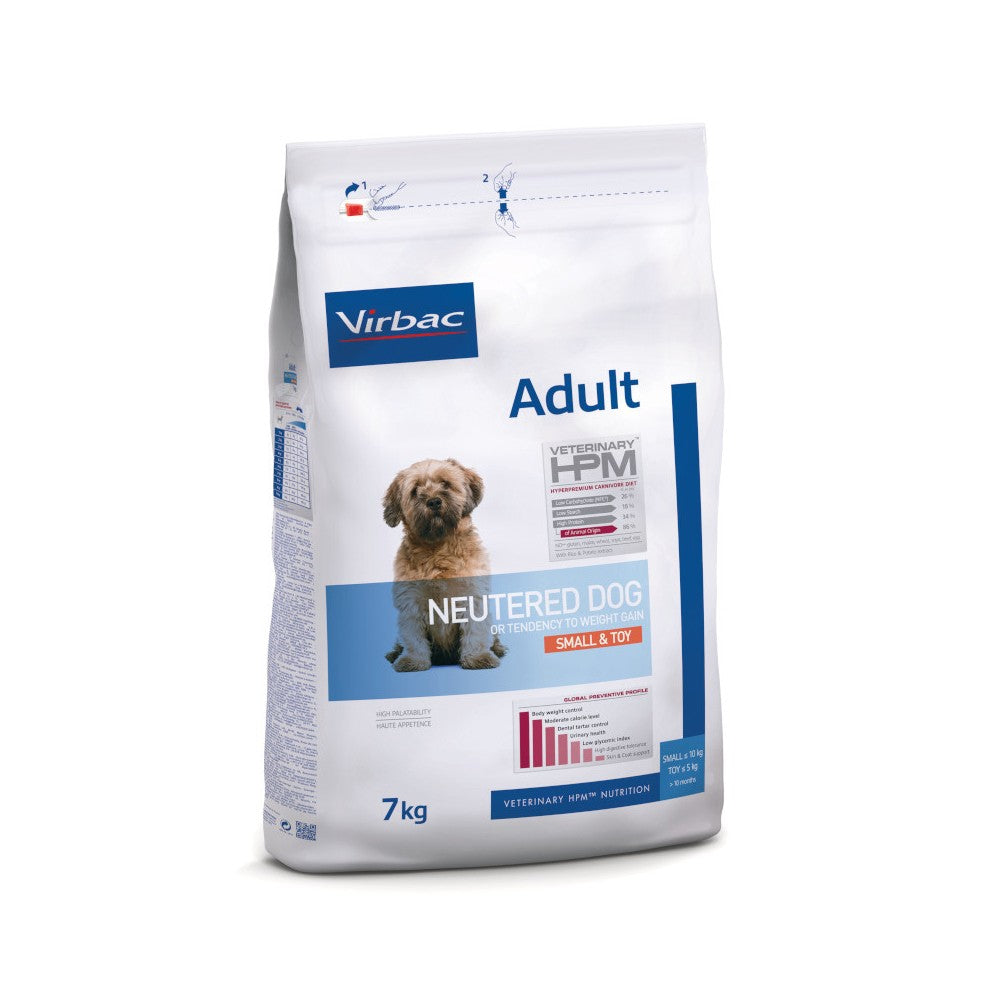 VIRBAC VETERINARY HPM Physiologique Adult Neutered Dog Small & Toy