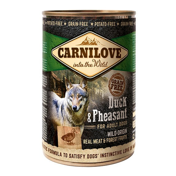 CARNILOVE Adult Canard &amp; Faisan en Boîte - Pâtée pour chien