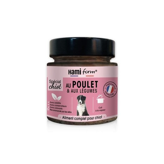 Les cuisinés pour chiot - Pâtées au poulet - Lot de 6 x 250 g