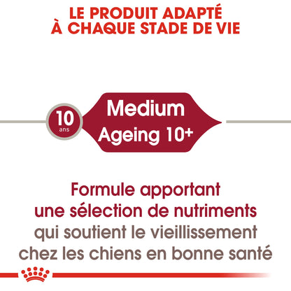 ROYAL CANIN Medium Ageing 10+ en Sauce - Pâtée pour chien