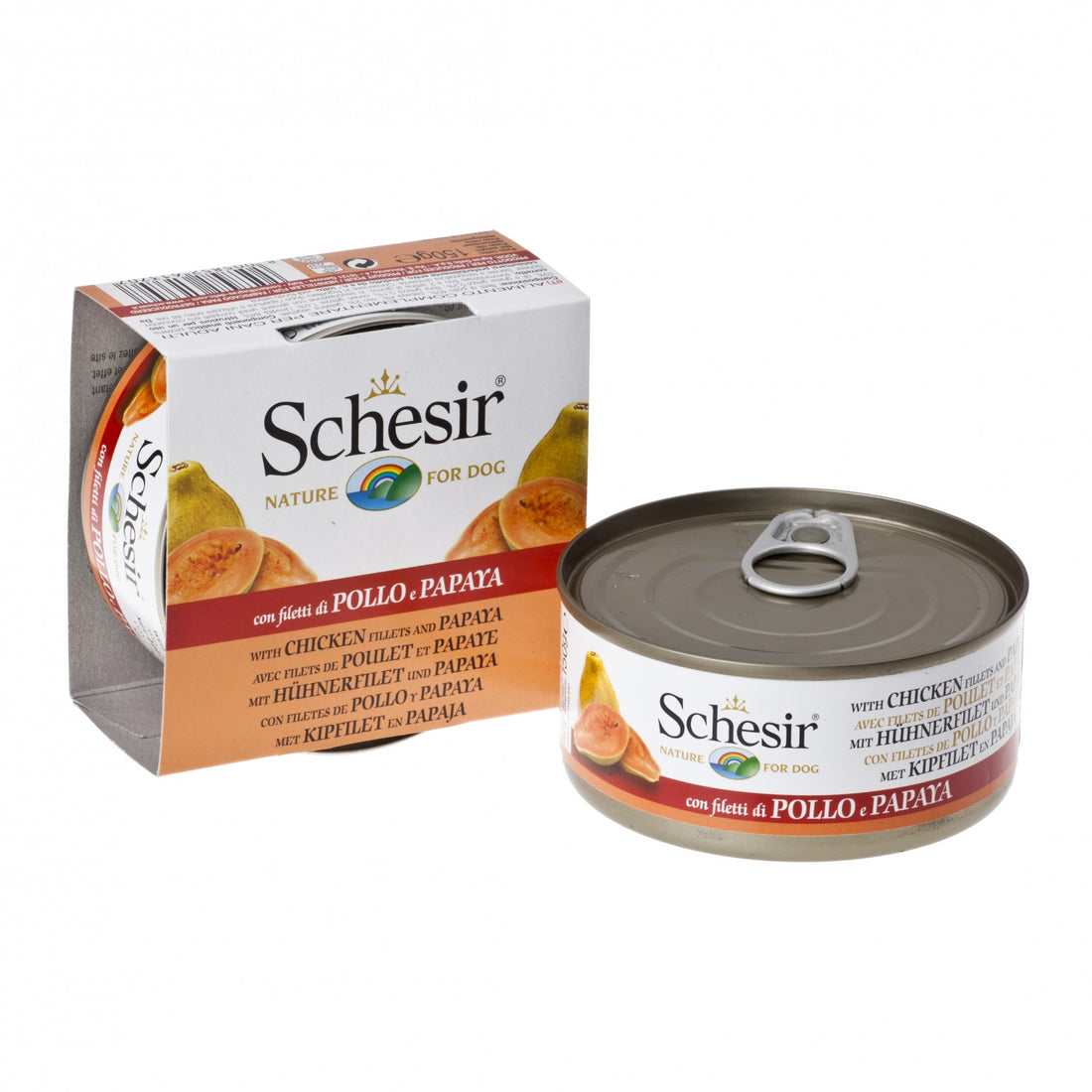 Schesir Pâtées en morceaux Adult - 10 x 150 g