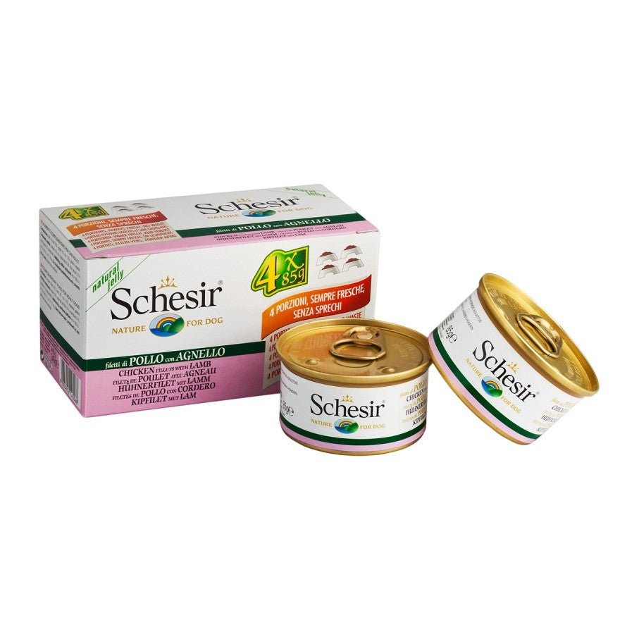Schesir Pâtées en gelée Adult - 4 x 85 g