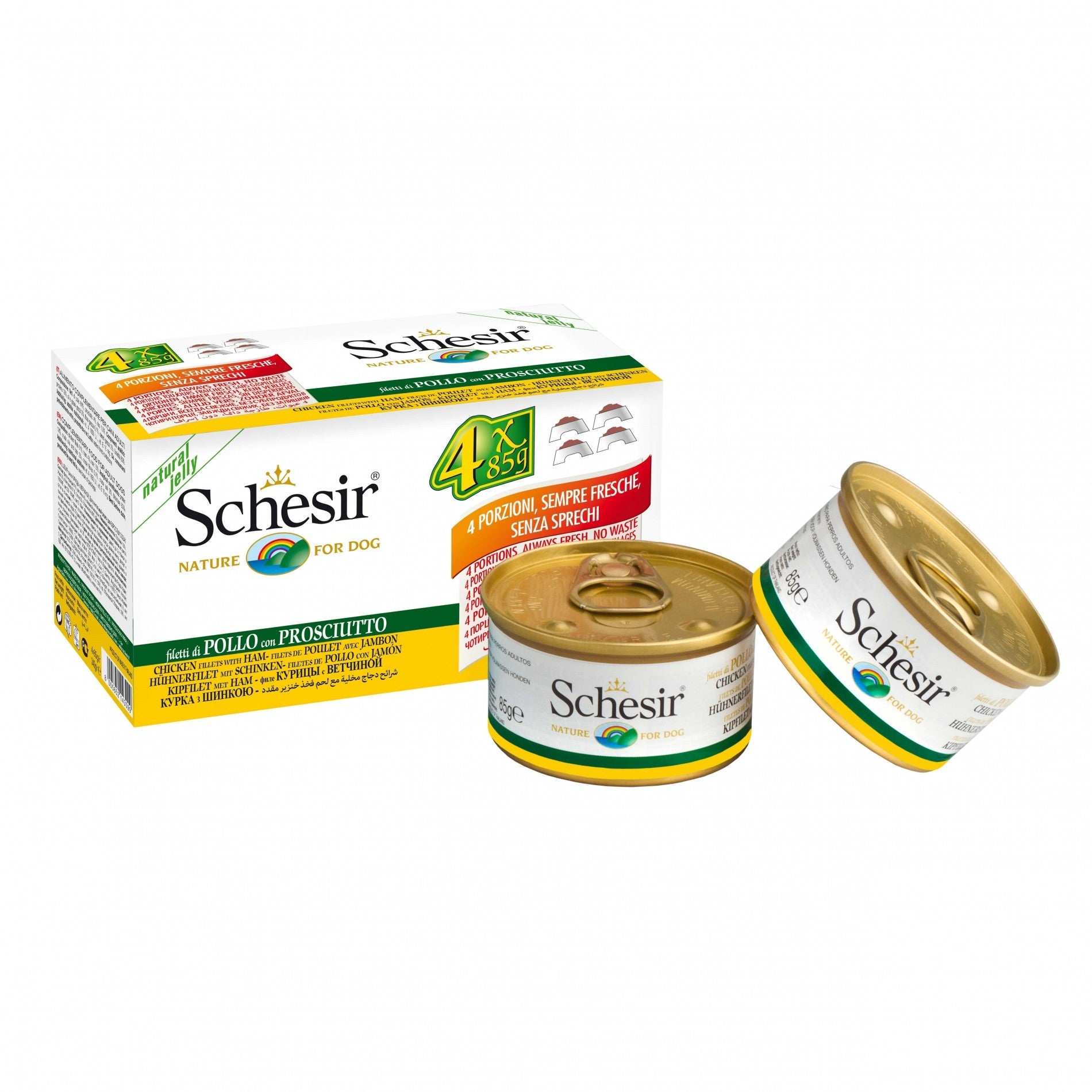 Schesir Pâtées en gelée Adult - 4 x 85 g