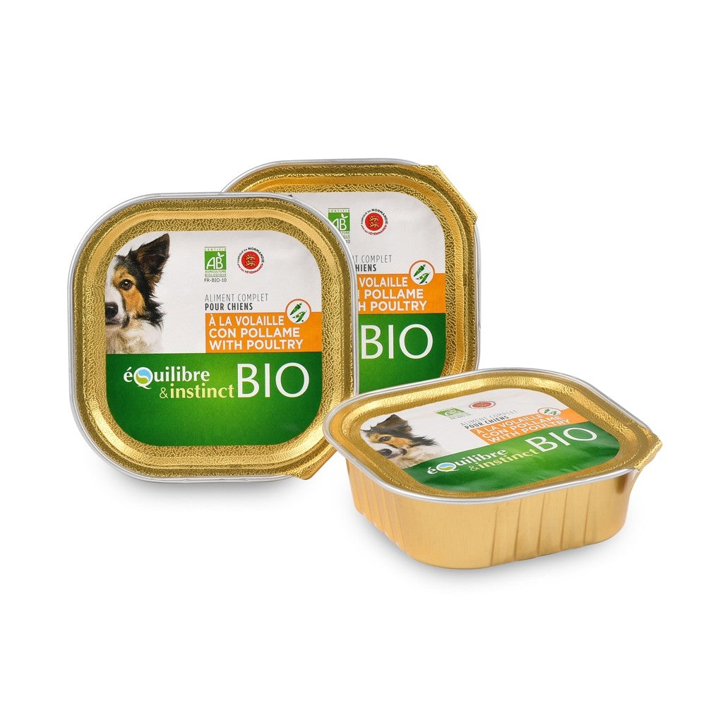 EQUILIBRE &amp; INSTINCT Pâtée Bio Adult - Lot 11 x 150 g