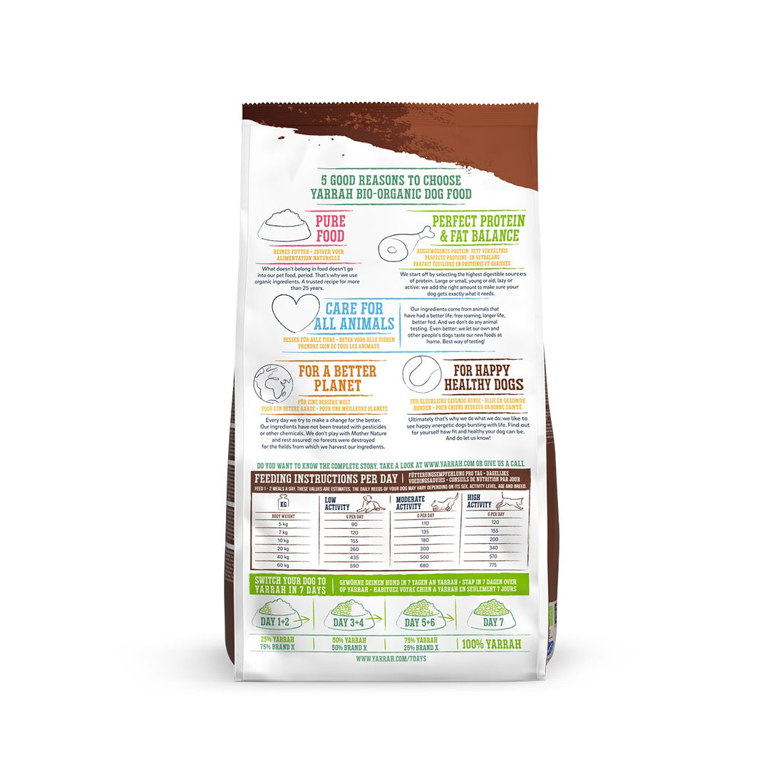 Yarrah croquettes bio pour chien senior