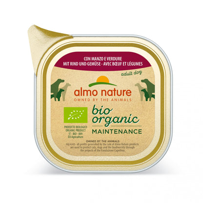 Almo Nature Pâtées Chien Adulte - Bio Organic Maintenance - 32 x 100 g