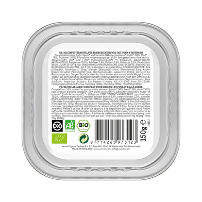 Yarrah pâtées bio - 12 x 150 g