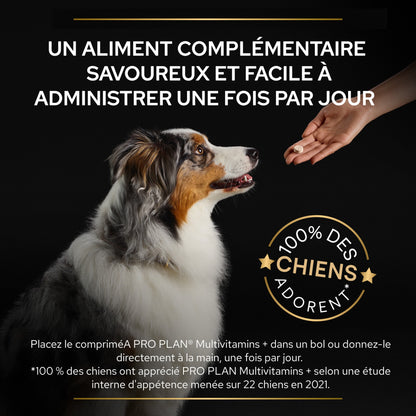 PRO PLAN Multi Vitamins+ en comprimés - Aliment complémentaire pour chien