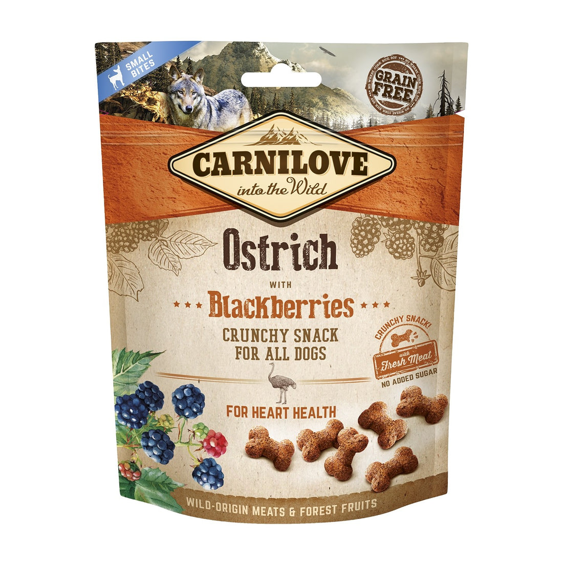 Crunchy Snack - Autruche et mûres