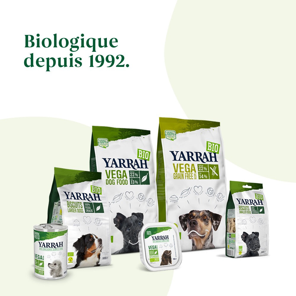 Yarrah biscuits bio végétarien pour petit chien