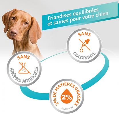 Os à mâcher Delights Pro, contre la plaque dentaire
