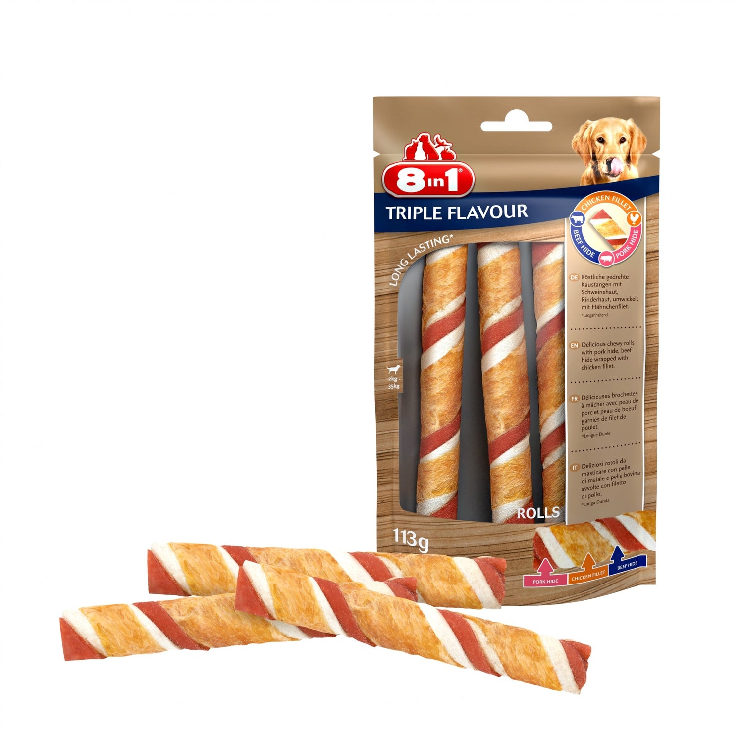 Stick à mâcher Triple Flavour