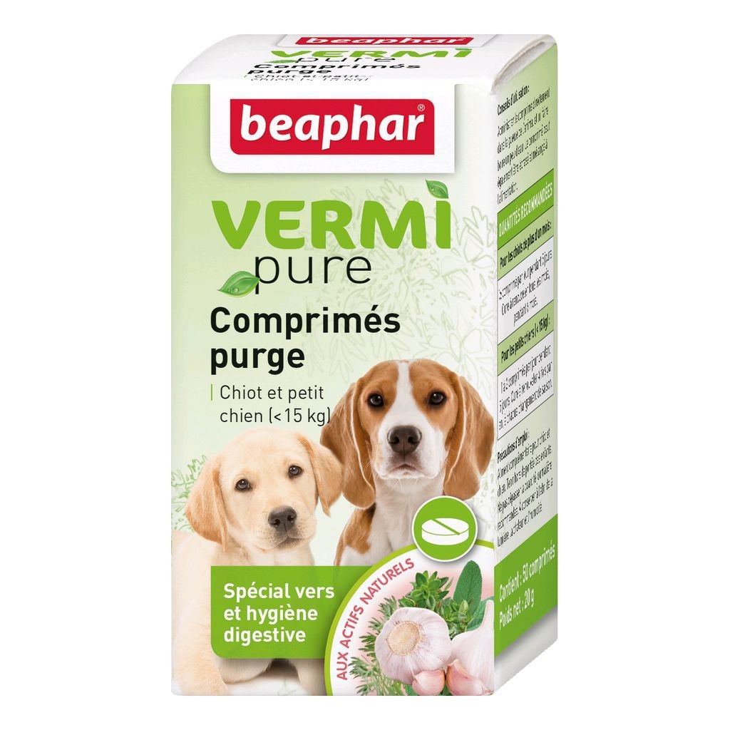 Vermipure comprimés Purge - Chiot &amp; petit chien