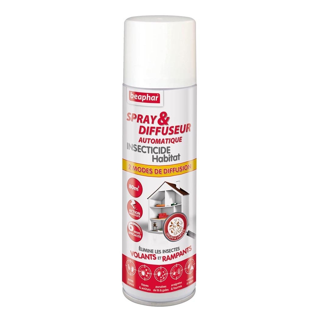 Spray &amp; Diffuseur automatique insecticide habitat