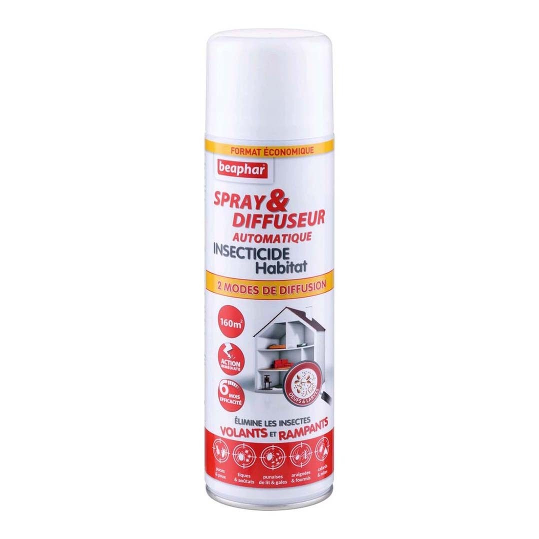 Spray &amp; Diffuseur automatique insecticide habitat