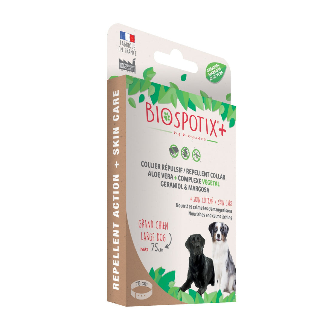 Collier répulsif Biospotix+ pour chien &amp; chiot